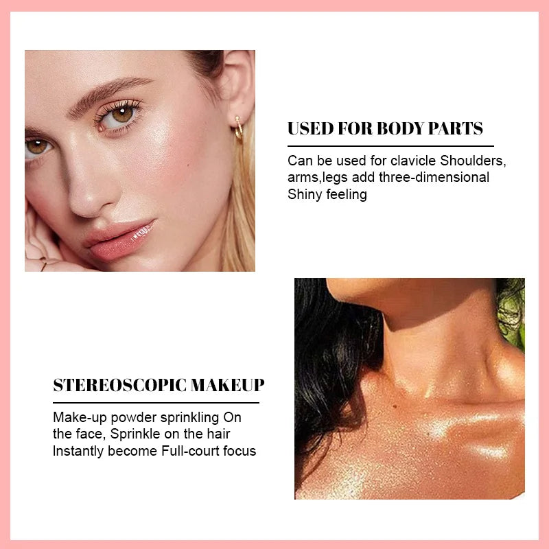 Rebellious Girl Silk Touch Glitter Highlighter Powder