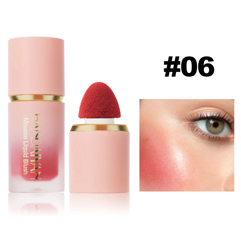 HANDAIYAN Matte Liquid Blush with Sponge Tip Applicator