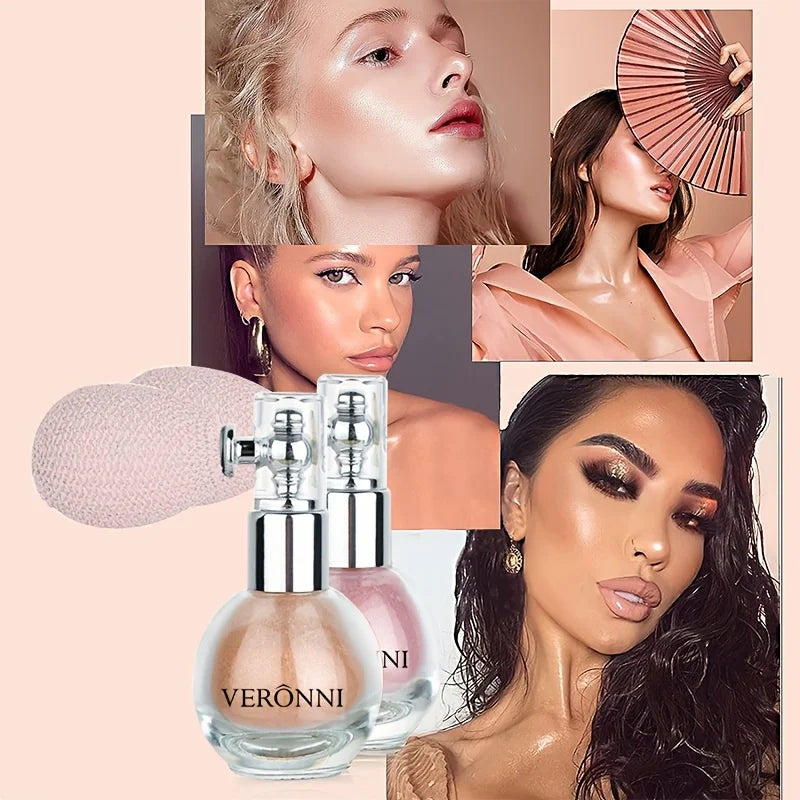 VERONNI Diamond Highlighter Powder Spray for Face & Body