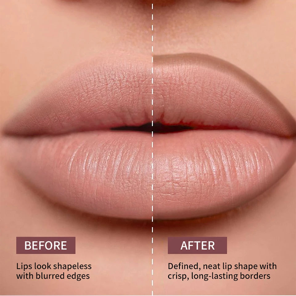 Lakerain Lip Contour Lip Stain Pen Dual-Sided Lip Liner