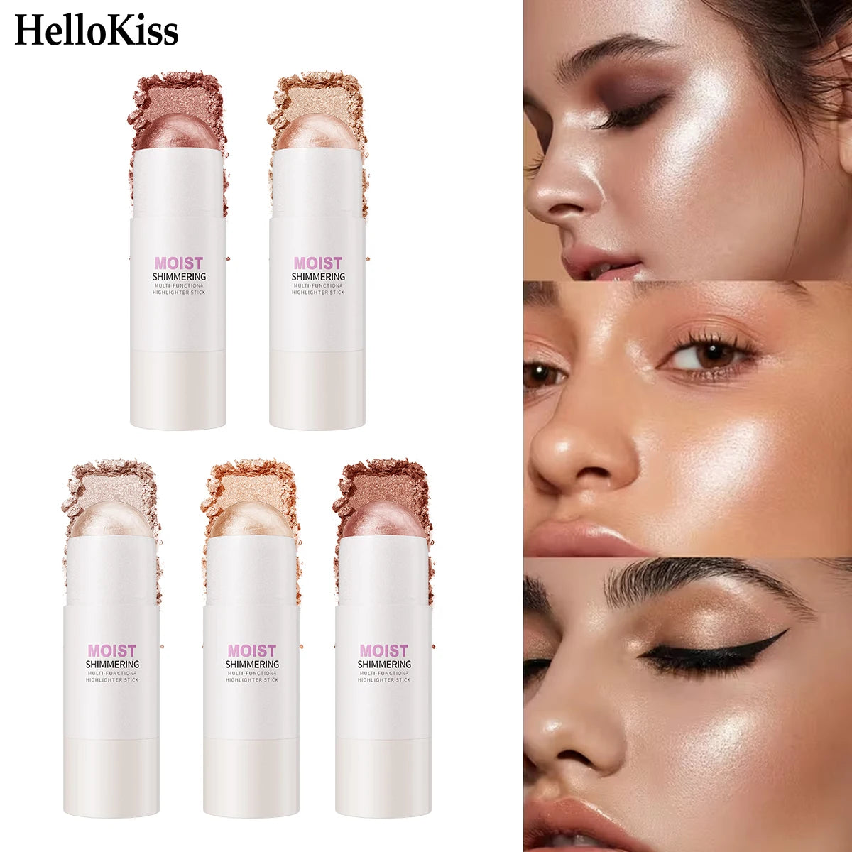 Hello Kiss Cream Highlighter Stick for a Buildable Glow