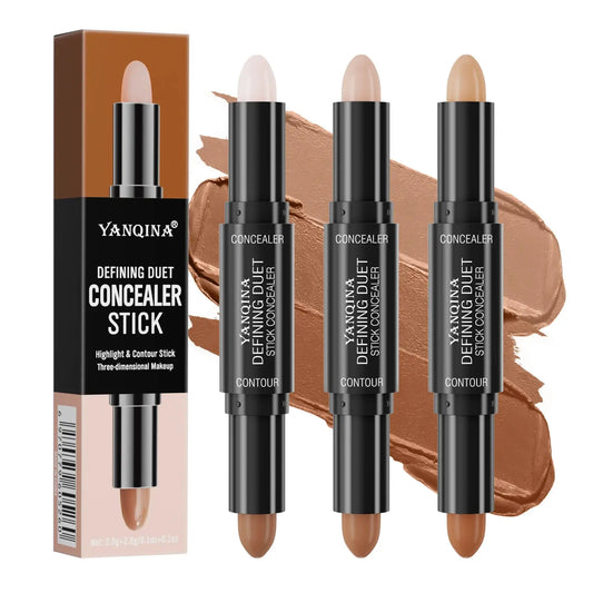 YANQINA Double-Ended Contour Stick Duo for Highlighting & Sculpting