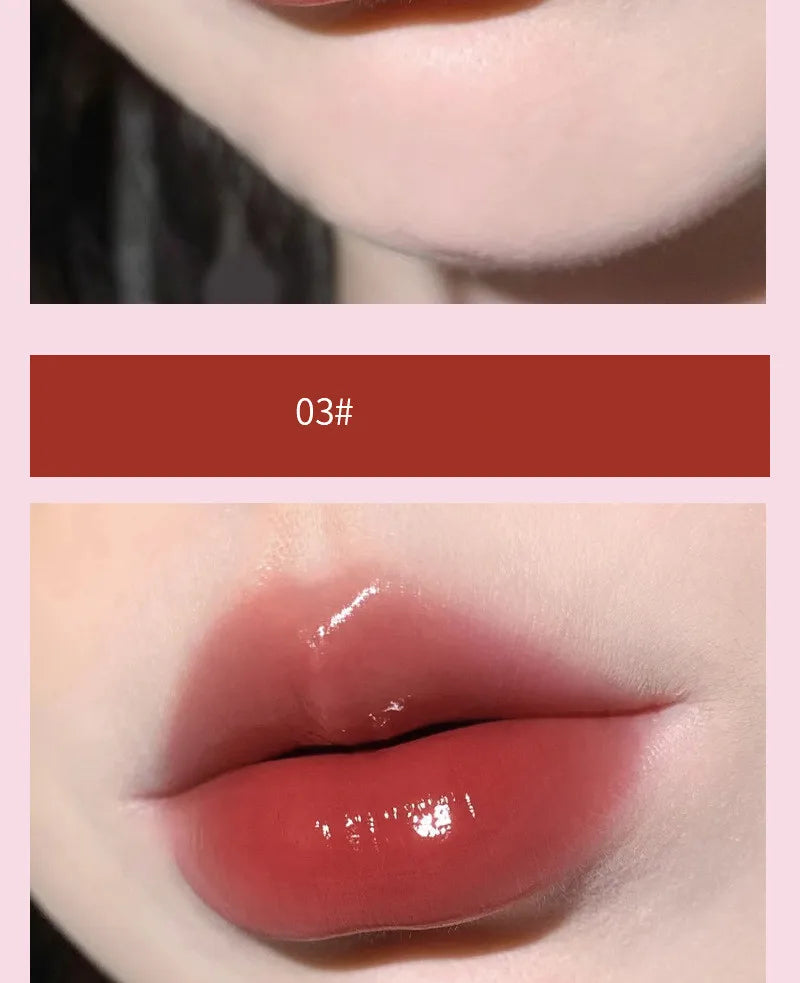 Crystal Jelly Lip Gloss Mirror Water Liquid Lipstick Moisturizing Long Lasting Sexy Lip Plumper Lip Tint Makeup Korean Cosmetics