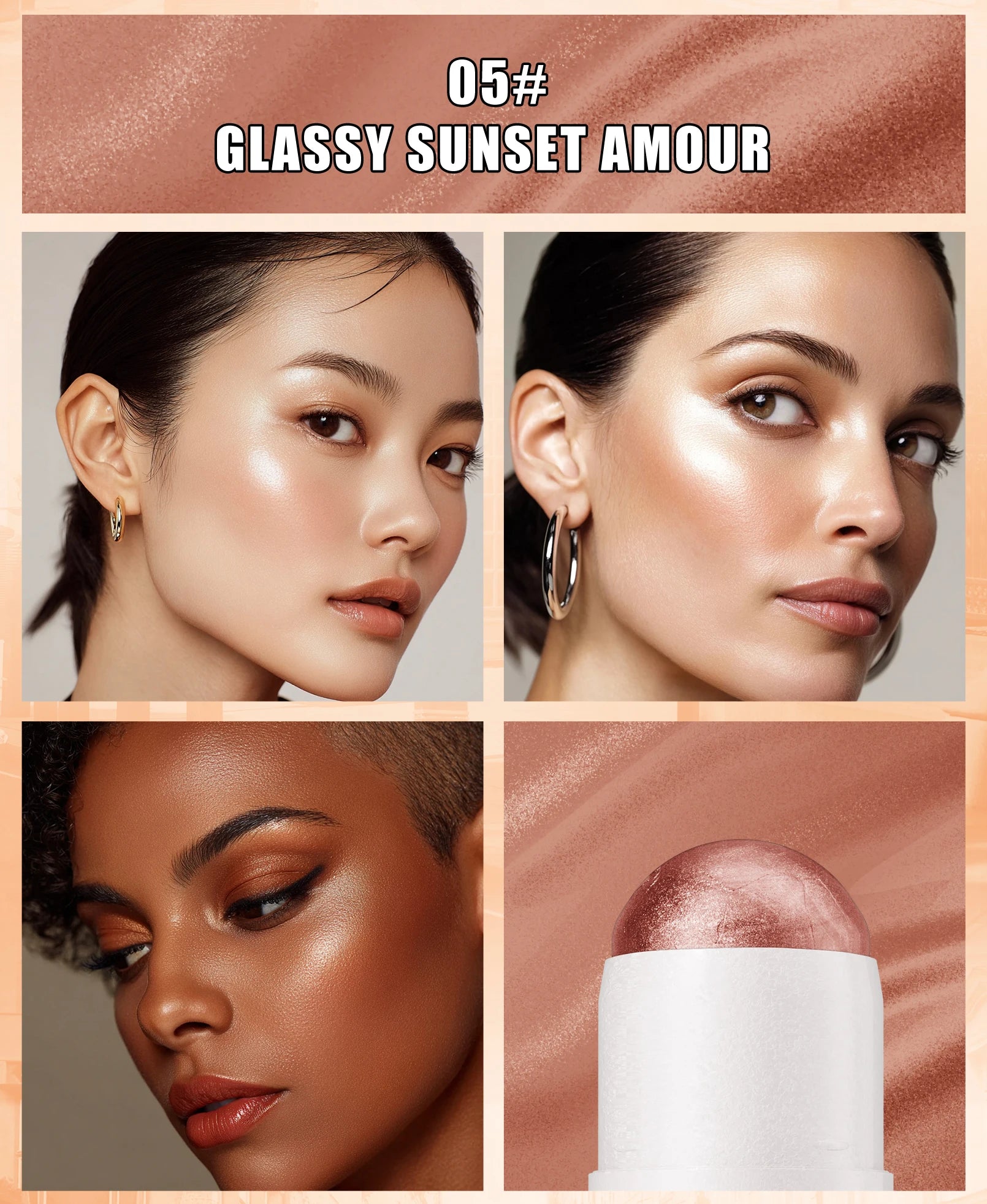Hello Kiss Cream Highlighter Stick for a Buildable Glow