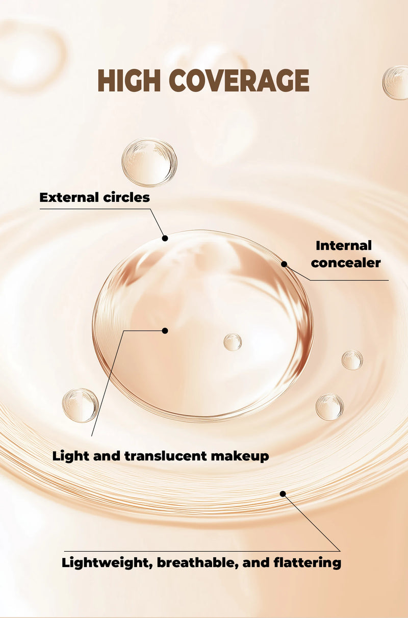 QIC Waterproof Full Coverage Concealer for Tattoos & Scars