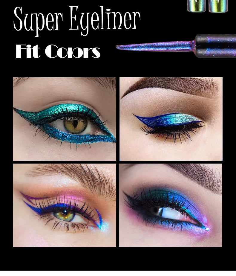 Fit Colors Chameleon Liquid Eyeshadow Multi Chrome Makeup