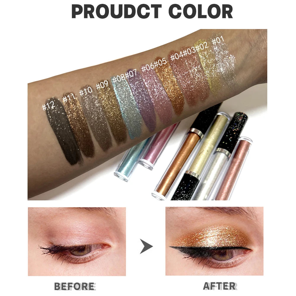 HANDAIYAN Liquid Eyeshadow Pen Metallic Shimmer
