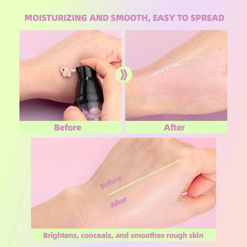 QiBest Three Color Liquid Concealer Makeup Primer