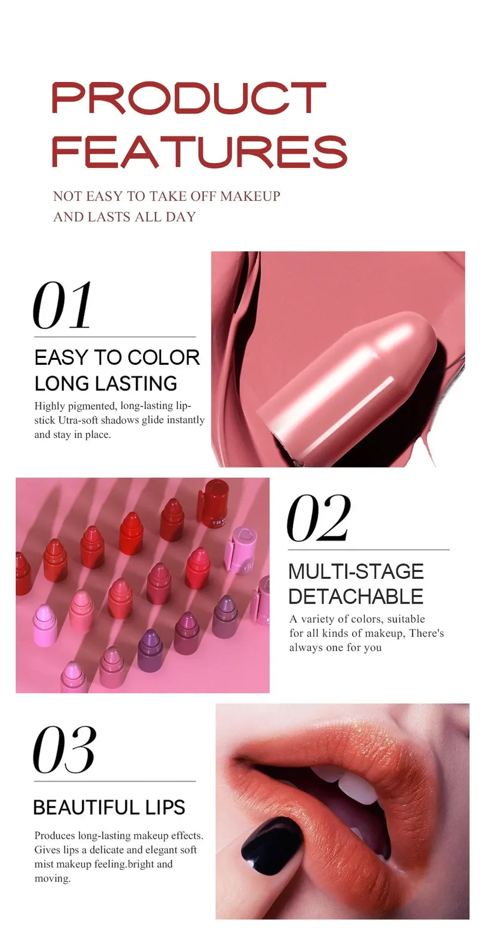 Fit Color 5-in-1 Matte Lipstick Crayon Set
