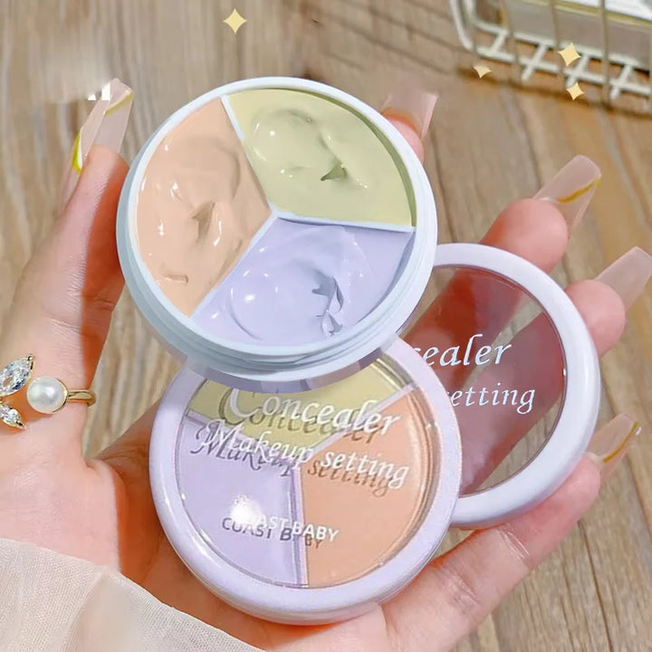 CUST BABY 3-Color Full Coverage Concealer Palette
