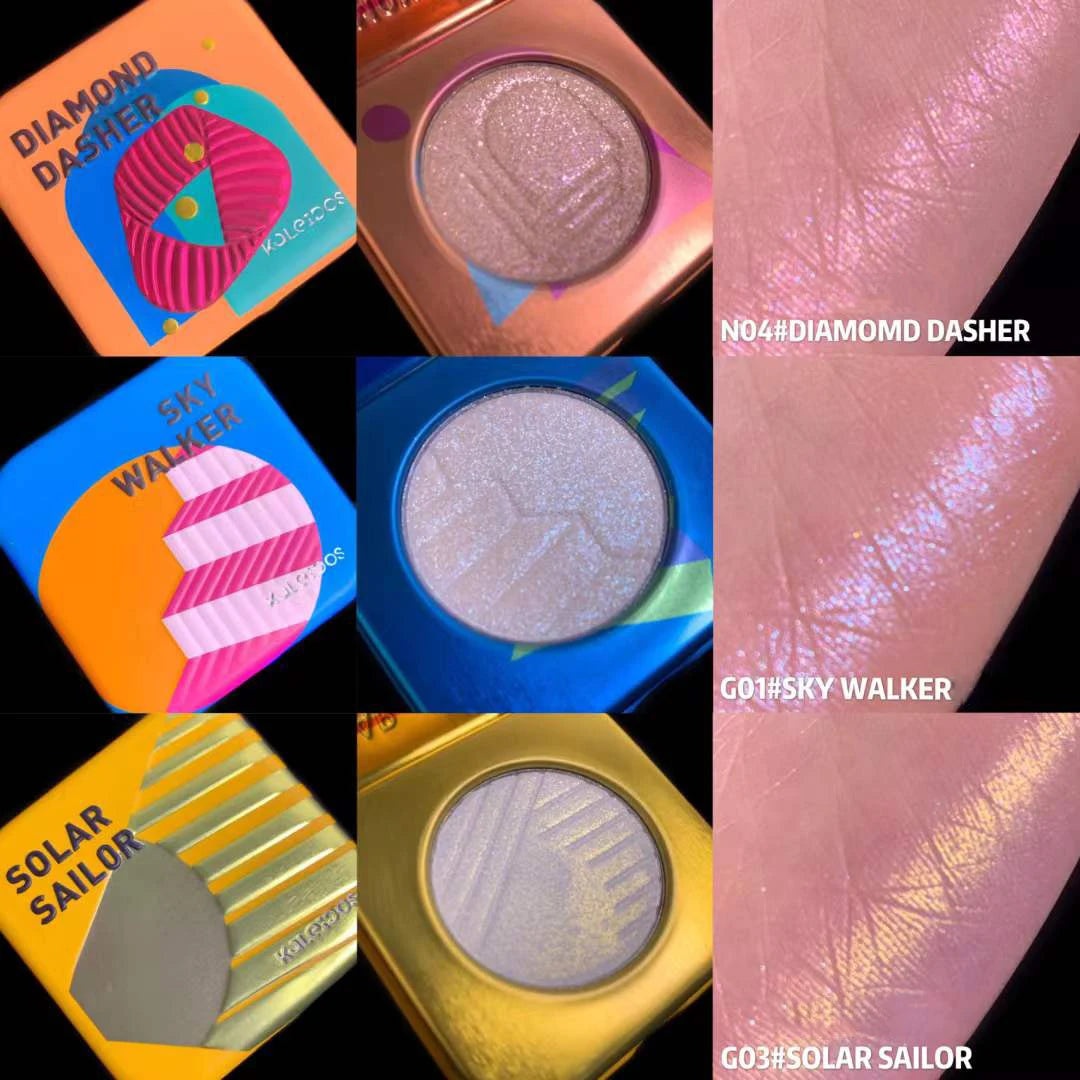 Kaleidos Space Age Chameleon Highlighter & Eyeshadow Palette