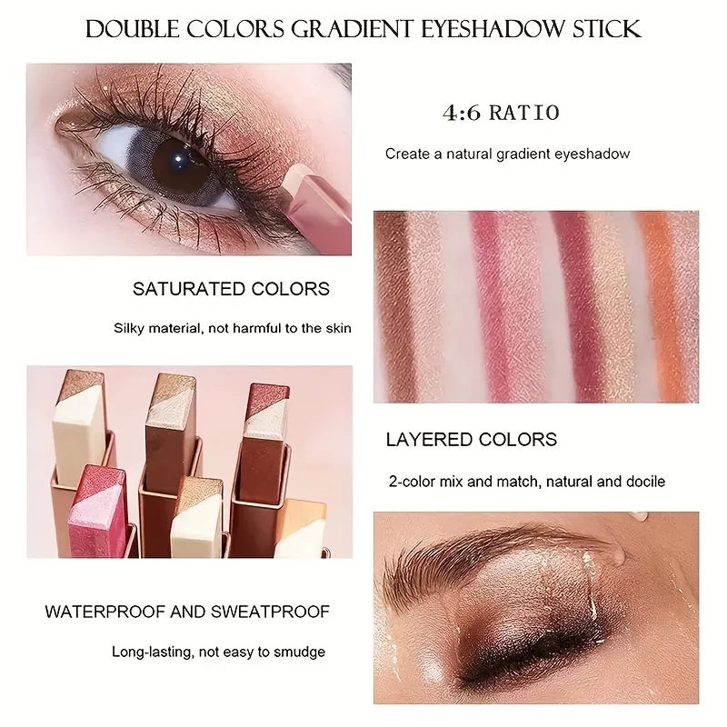 Lamelia Two-Tone Gradient Eye Shadow Stick