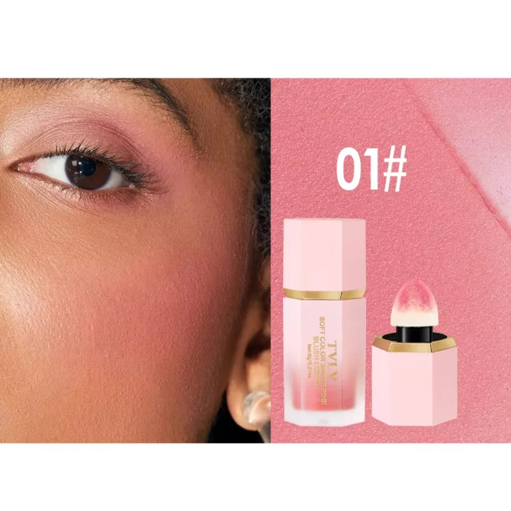 TVLV Velvet Liquid Blush with Sponge Applicator