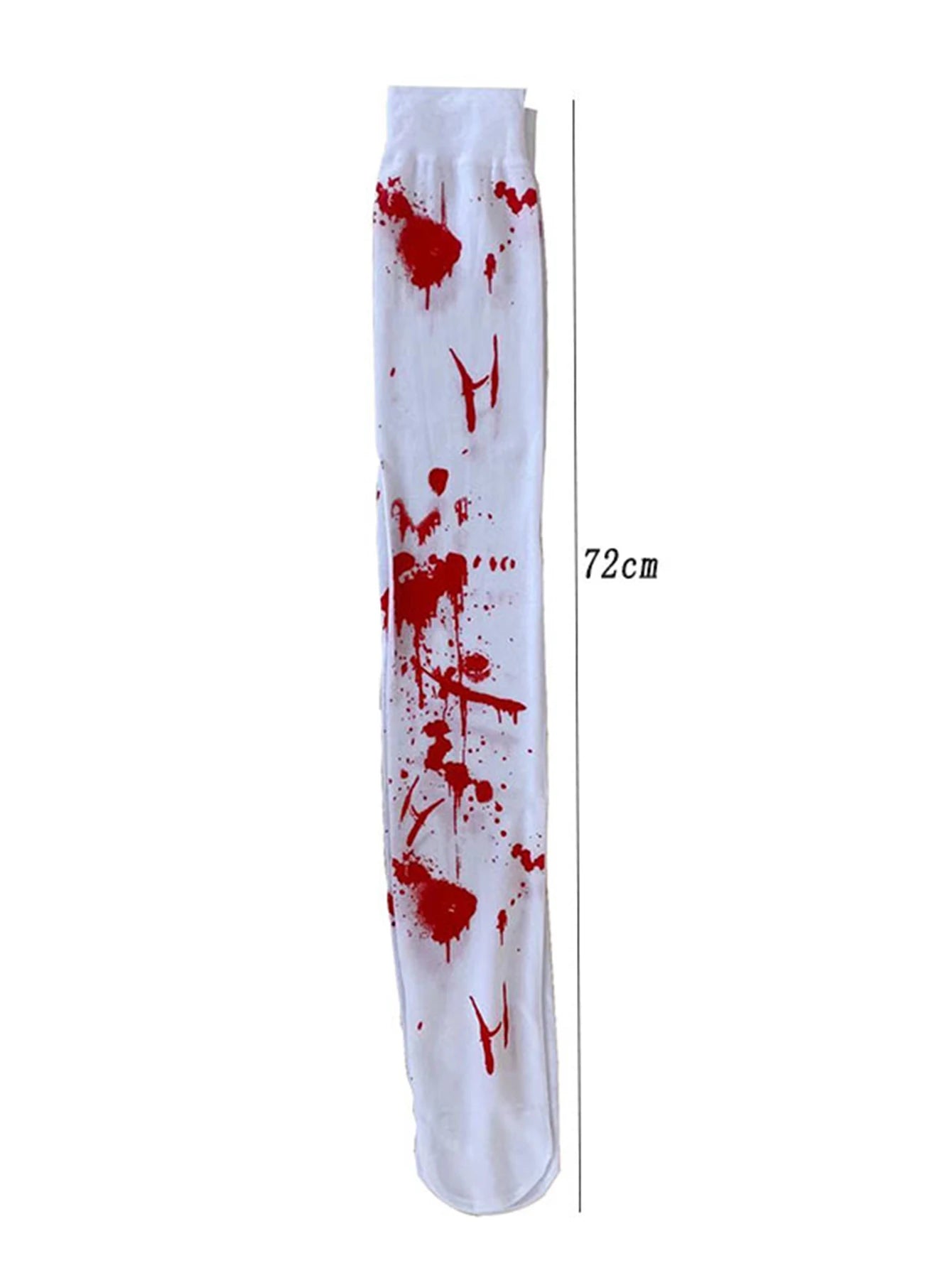 A pair of Halloween blood socks, knee high stockings, long stockings, Halloween socks, versatile thigh socks, blood socks, adult