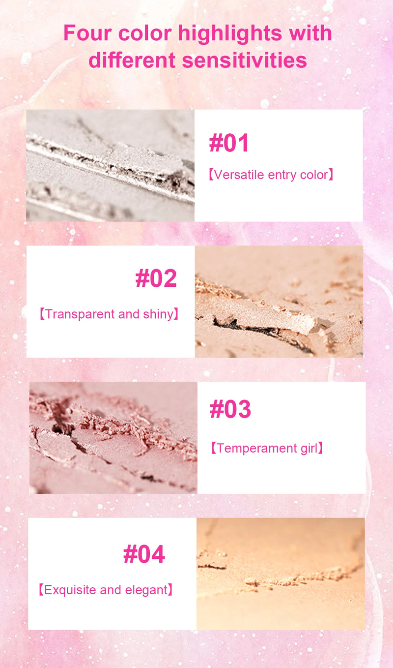 VERONNI Diamond Highlighter Powder Spray for Face & Body