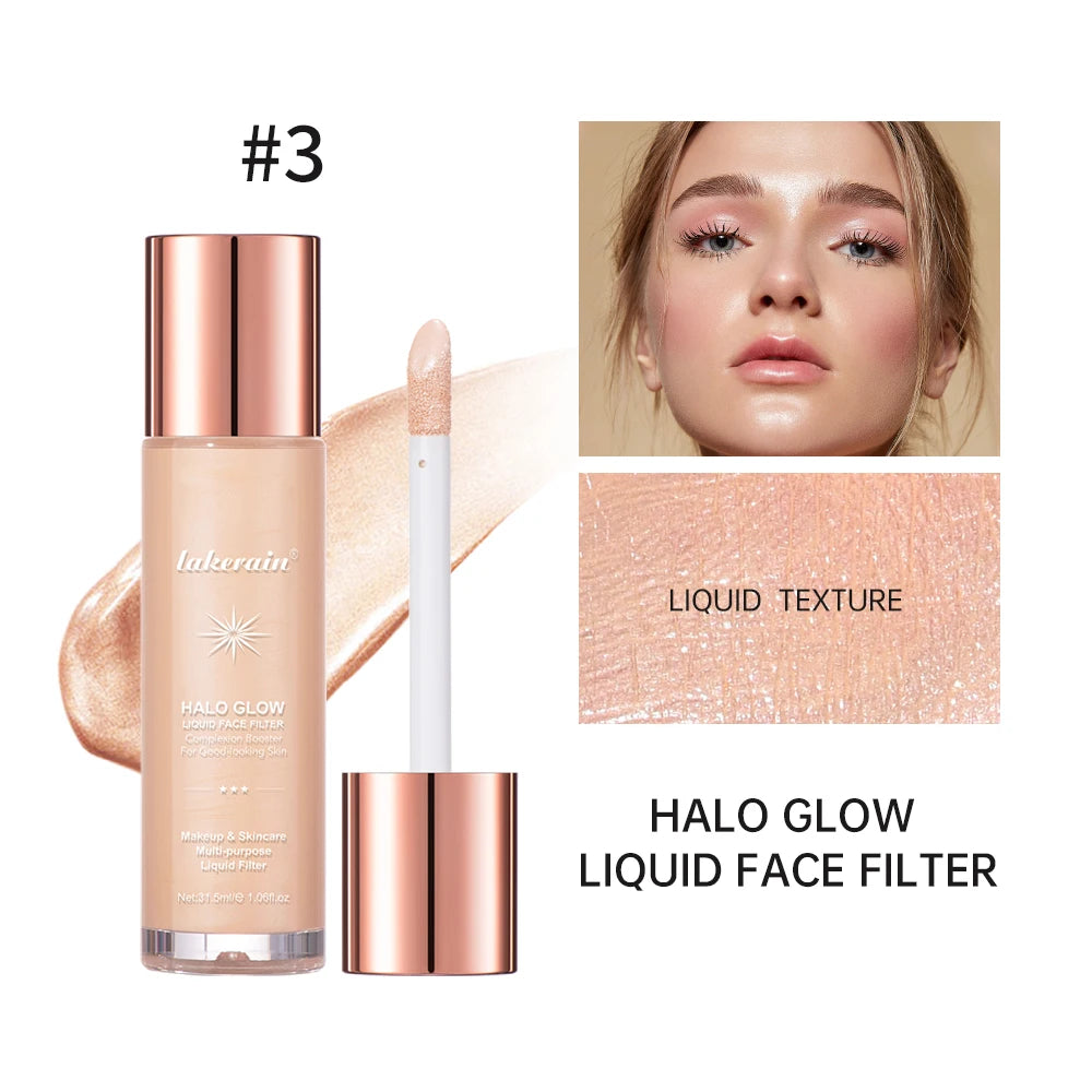 Lakerain Halo Glow Liquid Highlighter Face Filter