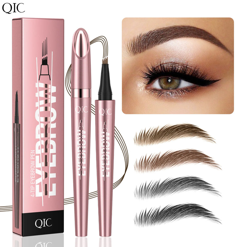 QIC Four Claw Liquid Eyebrow Pen Waterproof Brow Enhancer