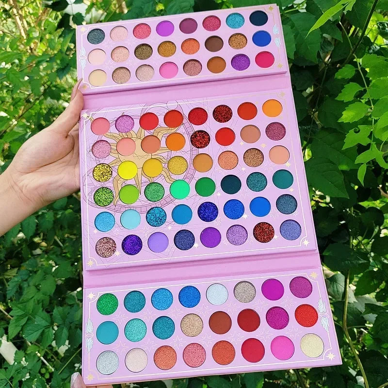 DIKALU 96 Color Eyeshadow Palette Matte Glitter Makeup Set