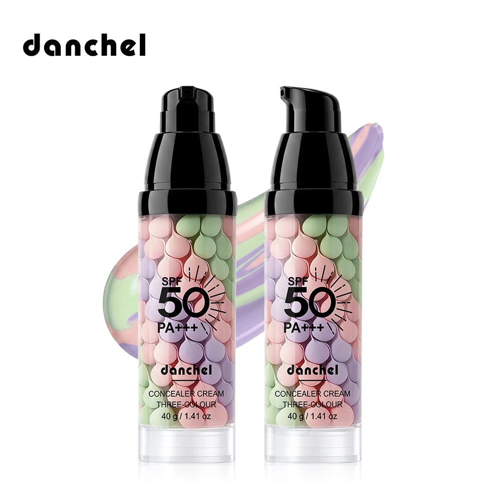 Danchel Three Color Concealer Cream SPF50 Primer
