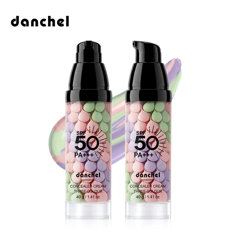 Danchel Three Color Concealer Cream SPF50 Primer