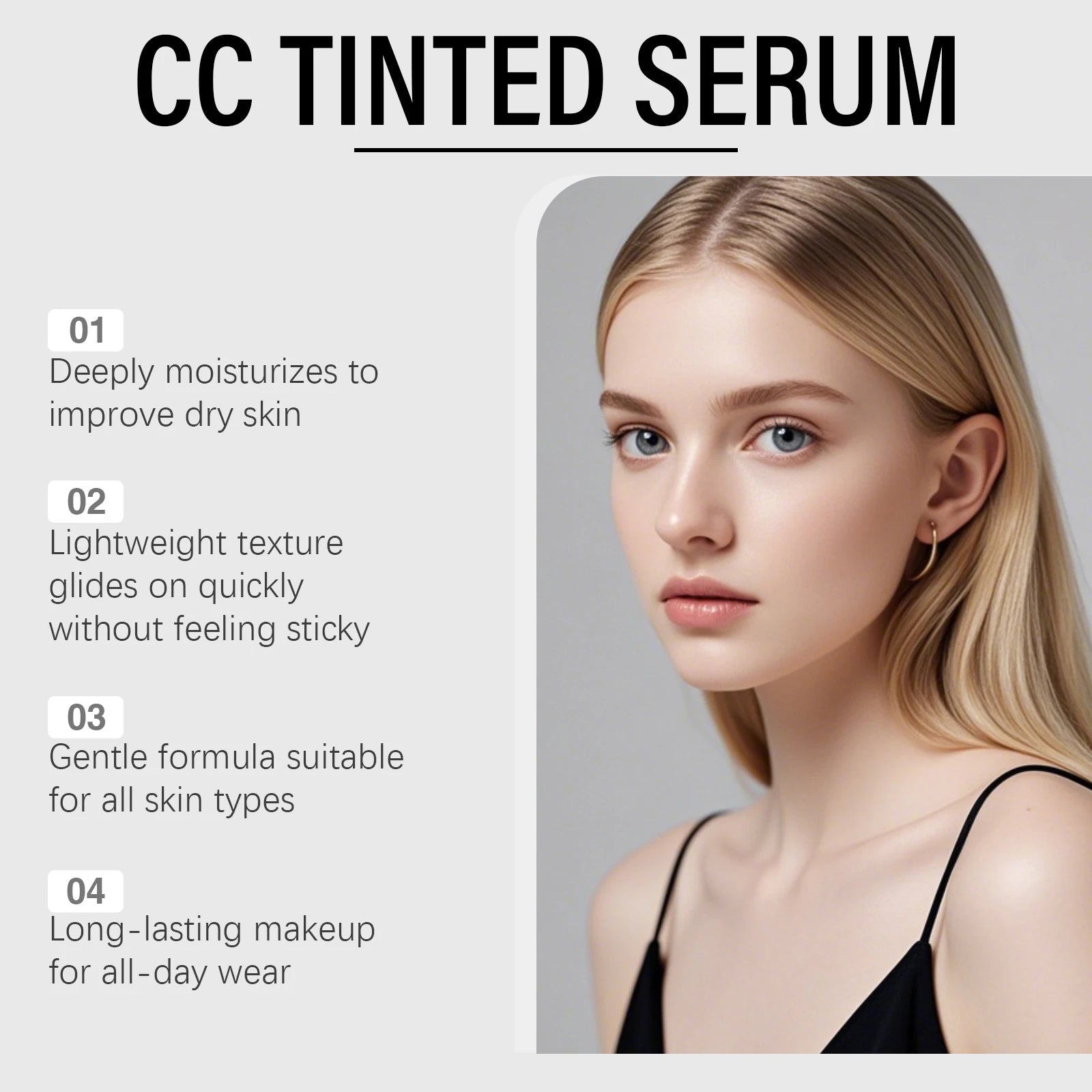EELHOE Lightweight Color-Correcting CC Cream for Natural Coverage