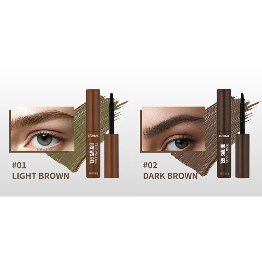 1/3pc Tattoo Peel Off Eyebrow Gel Tint, Semi Permanent Brow Tint, Waterproof, Transfer-proof,For Fuller & Defined Brows, Makeup