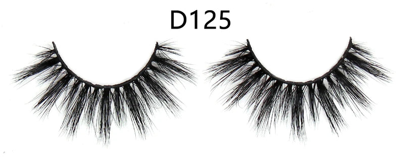 FOXESJI Lashes 3D Mink Eyelashes Natural Long Fluffy Dramatic Strip Eye Lashes Eyelash Extension Soft False Eyelashes Makeup