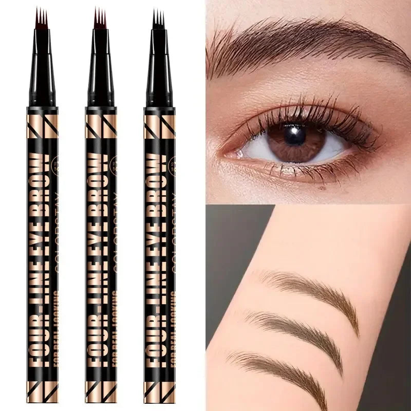 MAILIZI 4-Point Eyebrow Pencil Waterproof Liquid Brow Pen