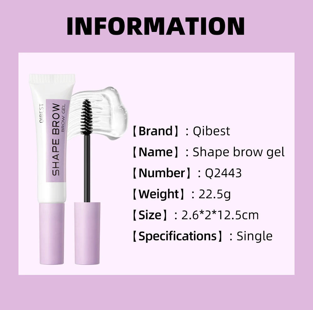 QiBest Transparent Eyebrow Styling Gel