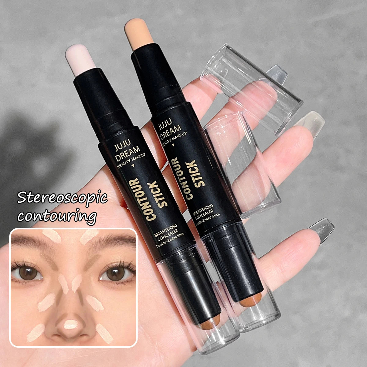 JUJU Dream Dual-Ended Cream Contour & Highlight Stick