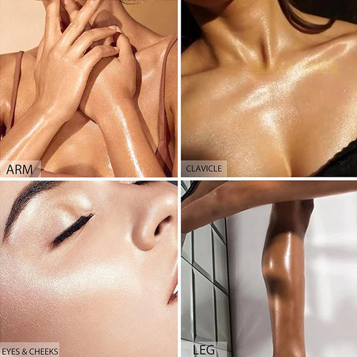VERONNI Diamond Highlighter Powder Spray for Face & Body