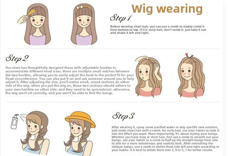 Cosplay Wig 30cm Short Anime Wig Heat Resistant Synthetic Hair Halloween Party Wigs + Wig Cap