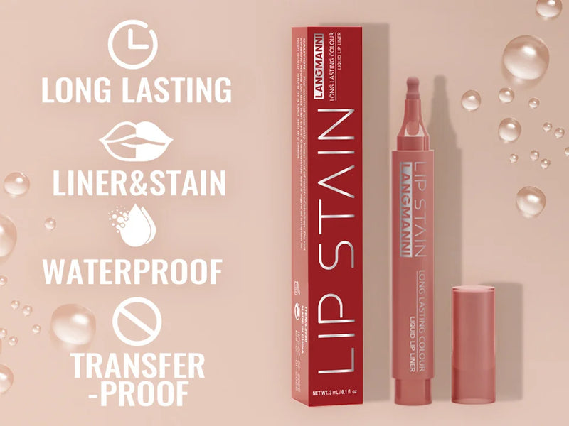 Matte Liquid Lip Liner Marker Pen Dyeing Lip Gloss Waterproof Long Lasting Lipstick Pencil Sexy Lips Contour Makeup Cosmetics