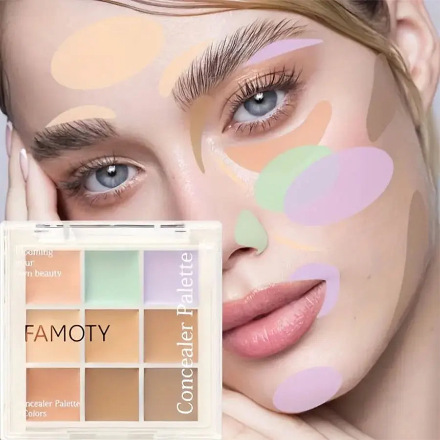 9-Color Full Coverage Concealer & Corrector Palette