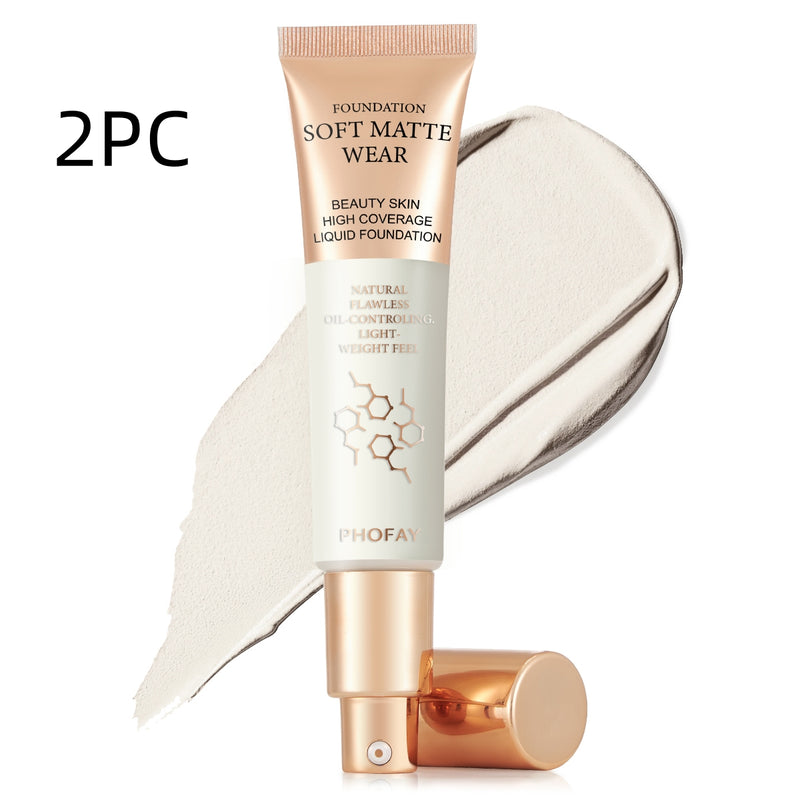 PHOFAY Full Coverage Matte Foundation (30ml)