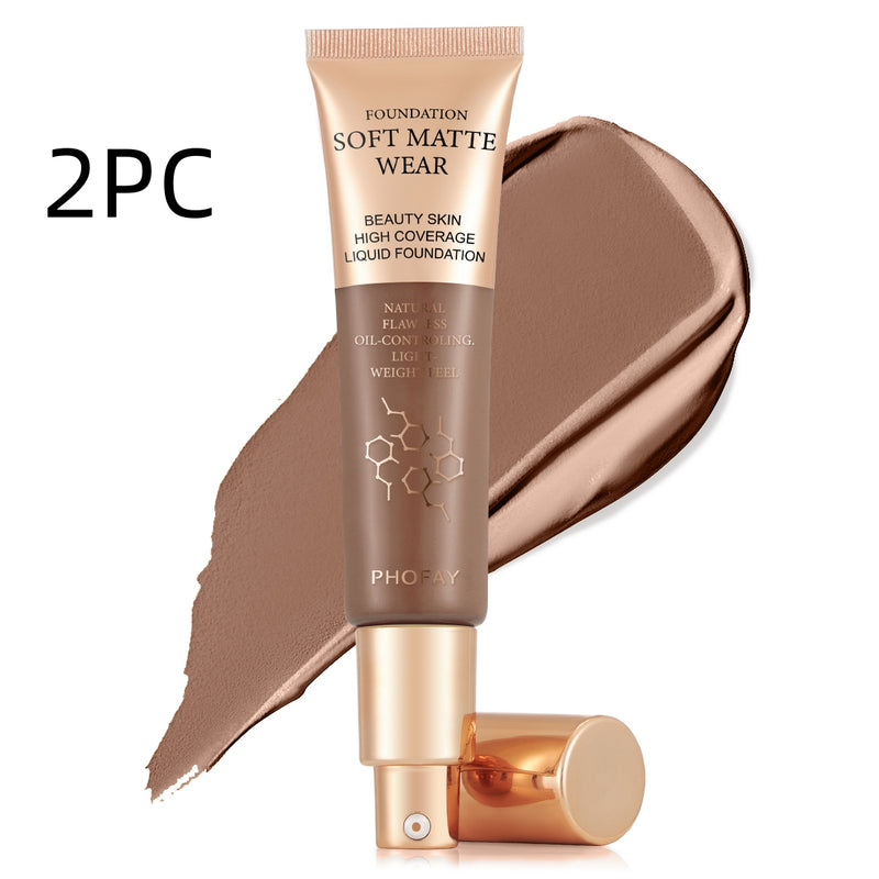 PHOFAY Full Coverage Matte Foundation (30ml)