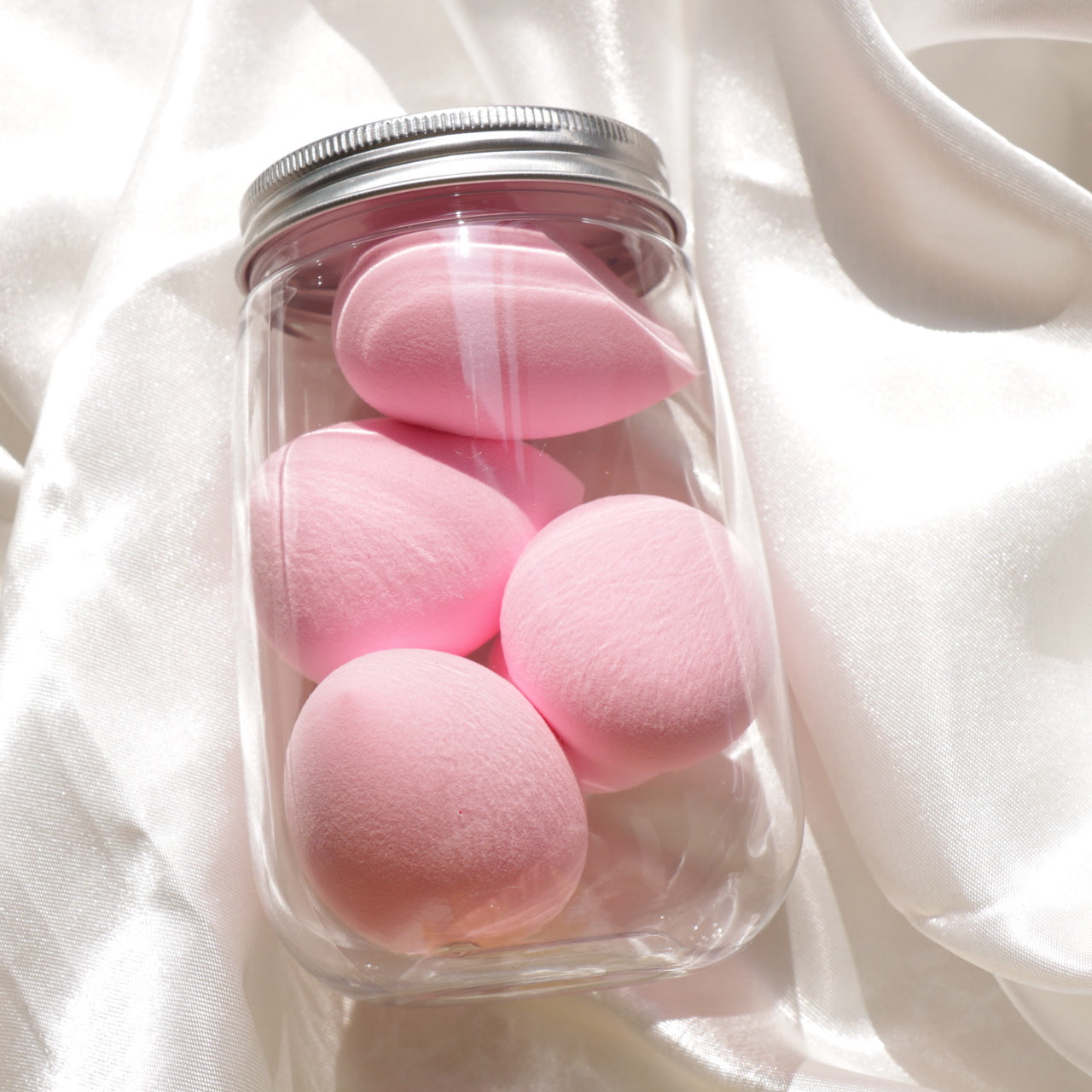 Canned Beauty Egg Set – Makeup Sponge & Powder Puff