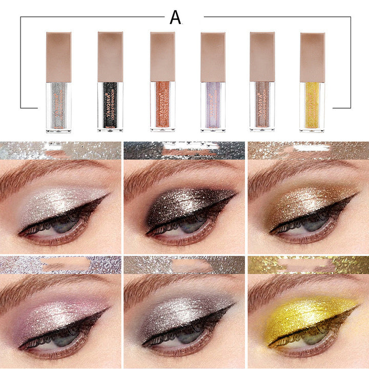 Matte & Pearlescent Glitter Eyeshadow Set