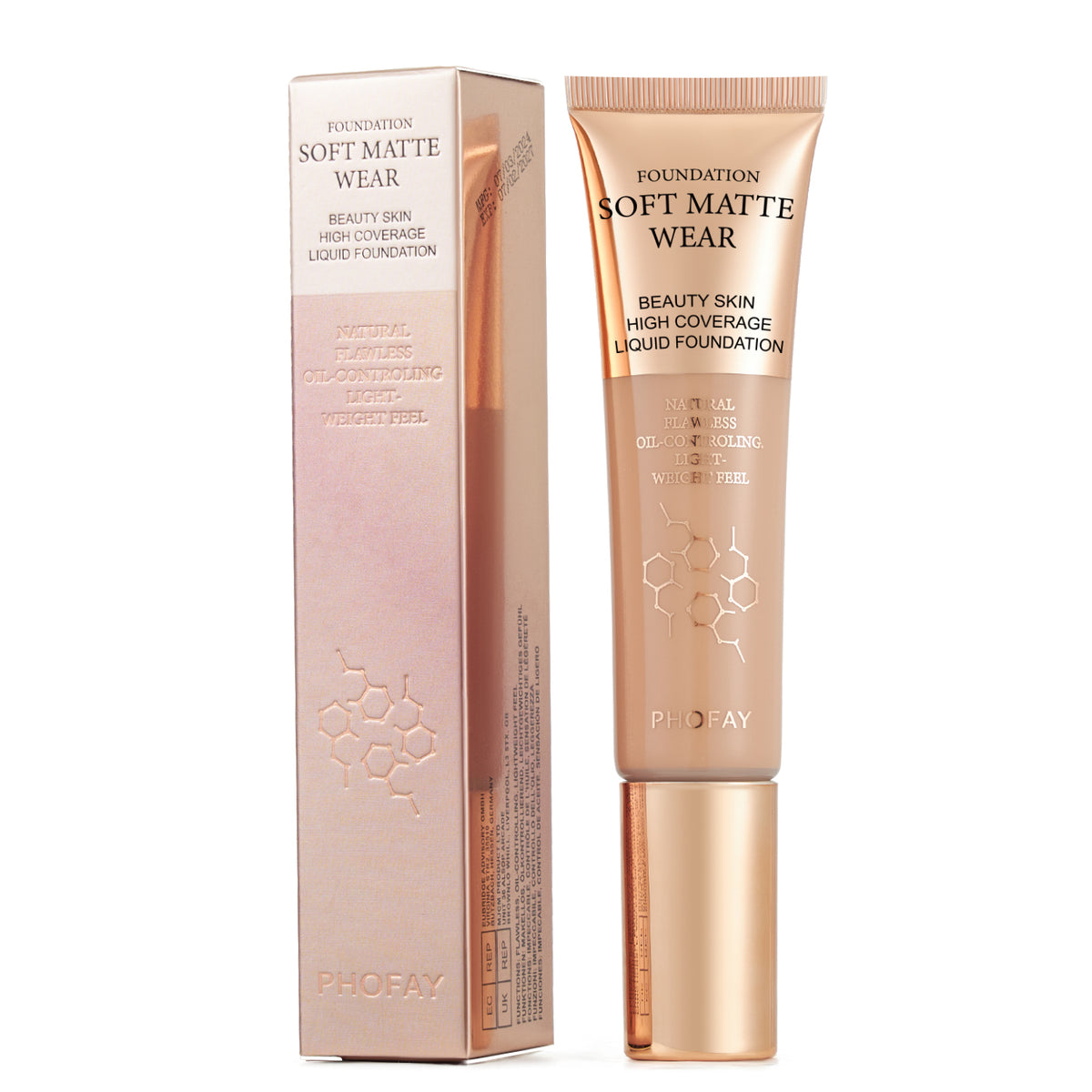 PHOFAY Full Coverage Matte Foundation (30ml)