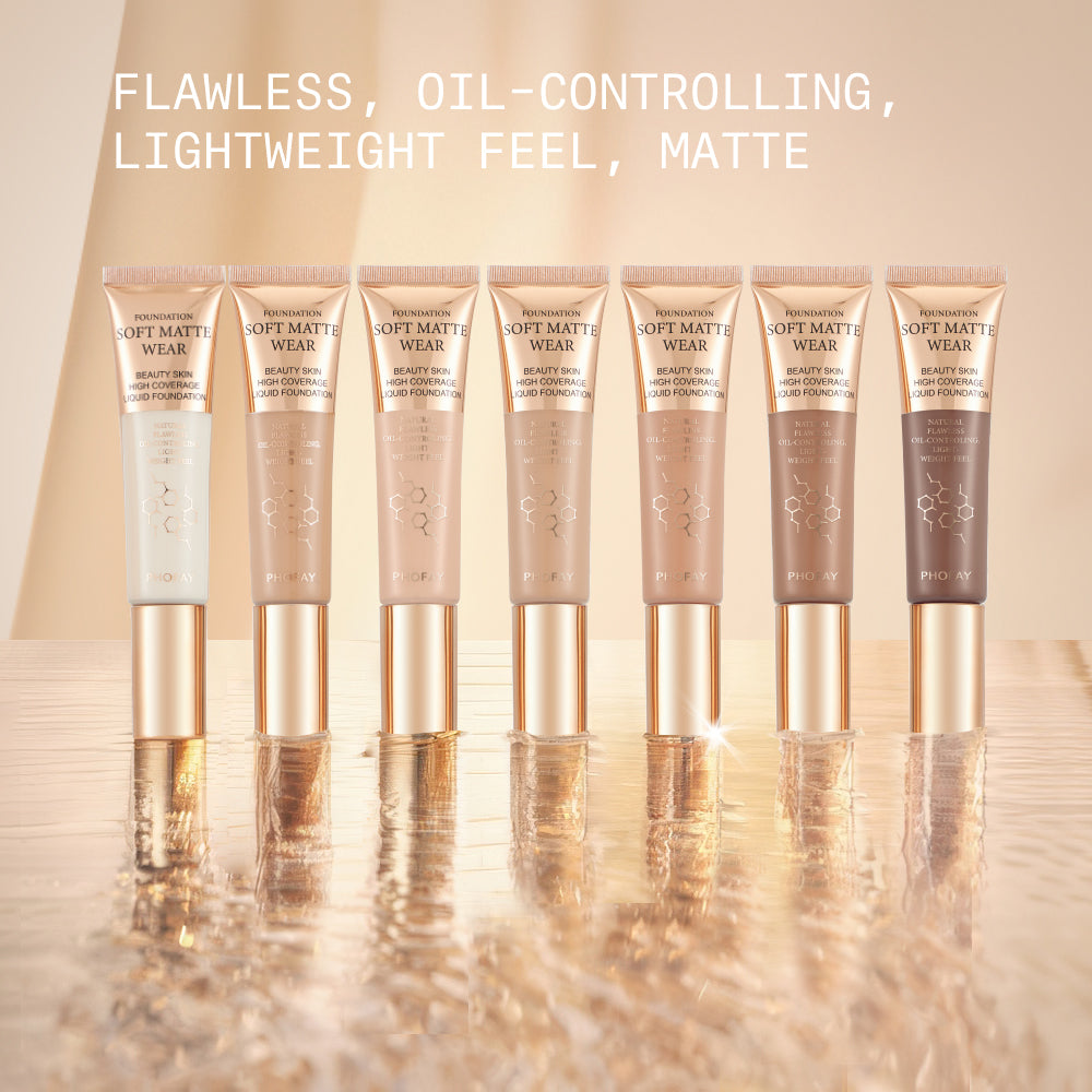 PHOFAY Full Coverage Matte Foundation (30ml)