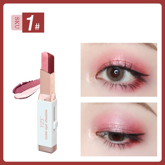 YZS Velvet Two-Color Eyeshadow Stick