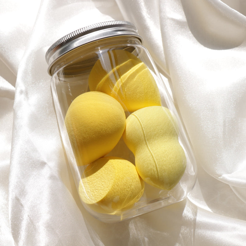 Canned Beauty Egg Set – Makeup Sponge & Powder Puff