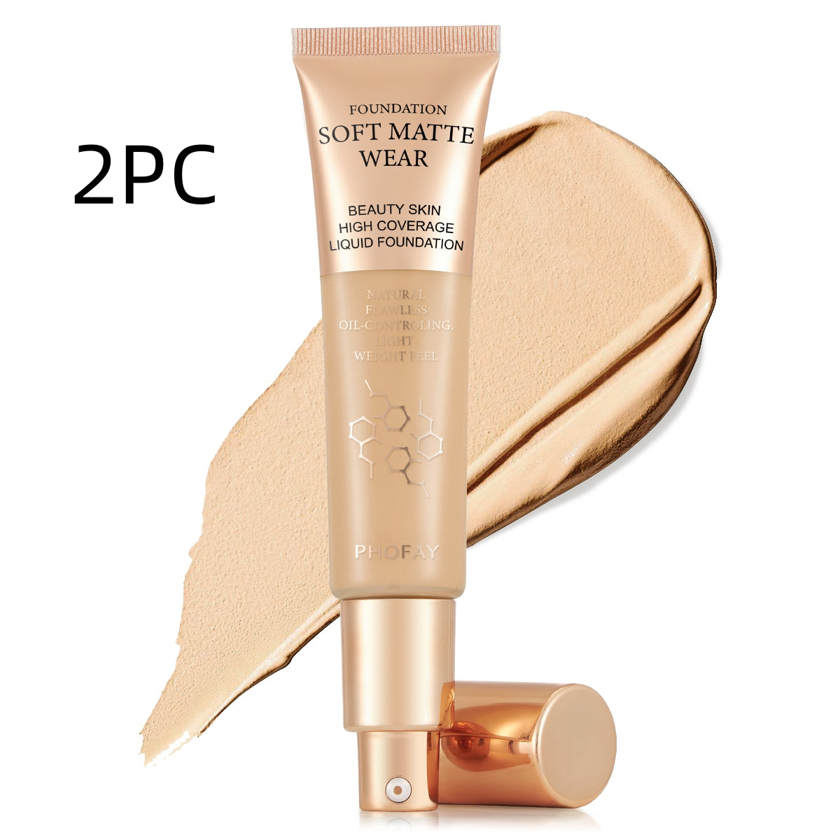 PHOFAY Full Coverage Matte Foundation (30ml)