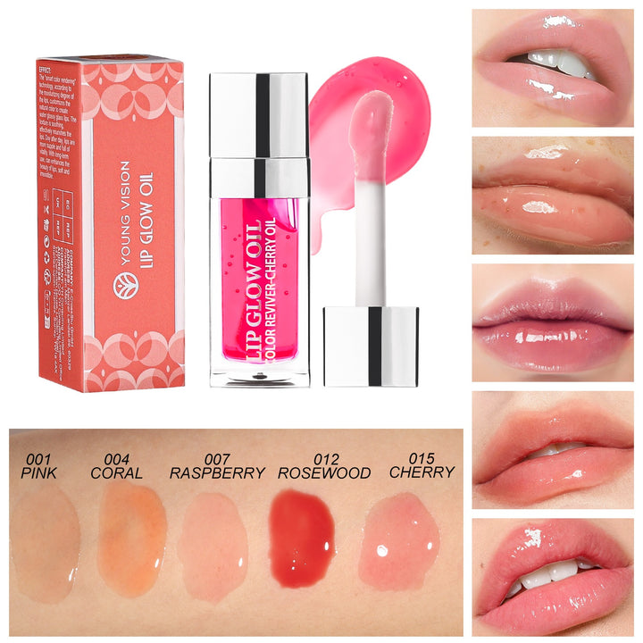 Moisturizing Lip Oil Gloss – Watermelon Red & Vibrant Shades