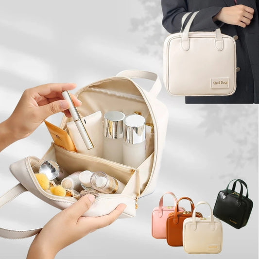 PU Large Capacity Travel Make Up Storage Organizer